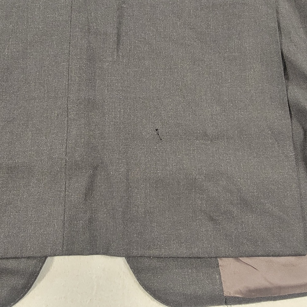Ermenegildo Zegna Wool Blazer Charcoal Gray 3 Button Sport Coat Jacket Men's 42R - Picture 15 of 16